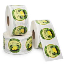 Custom Waterproof Stickers Packaging Printing Food Label